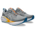Sapatilhas de Running ASICS Novablast 5 Homem Gravel/Branco