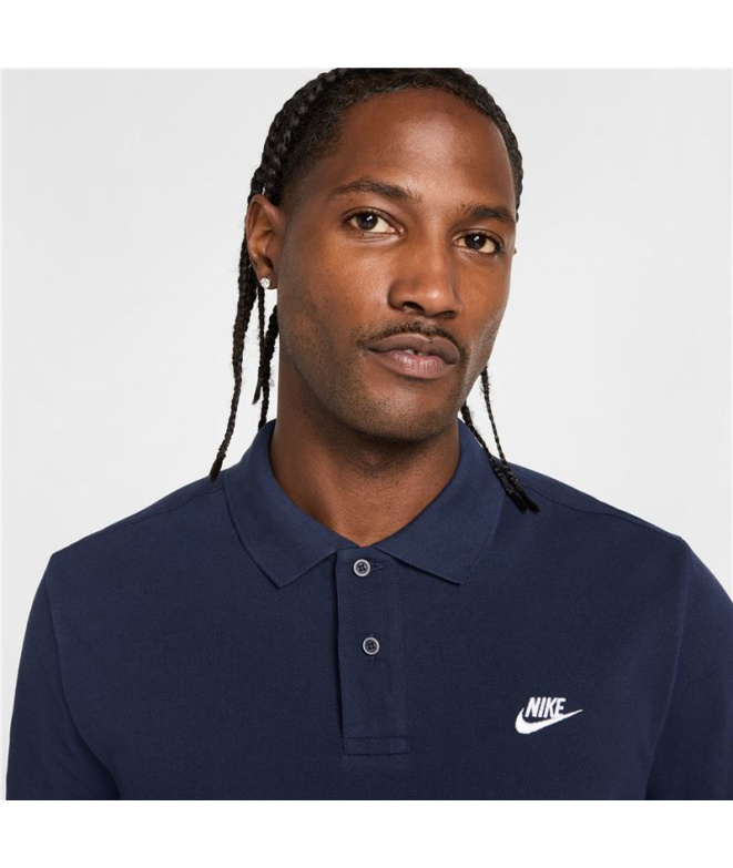 Polo Nike Club Short-Sleeve Polo Hombre Azul
