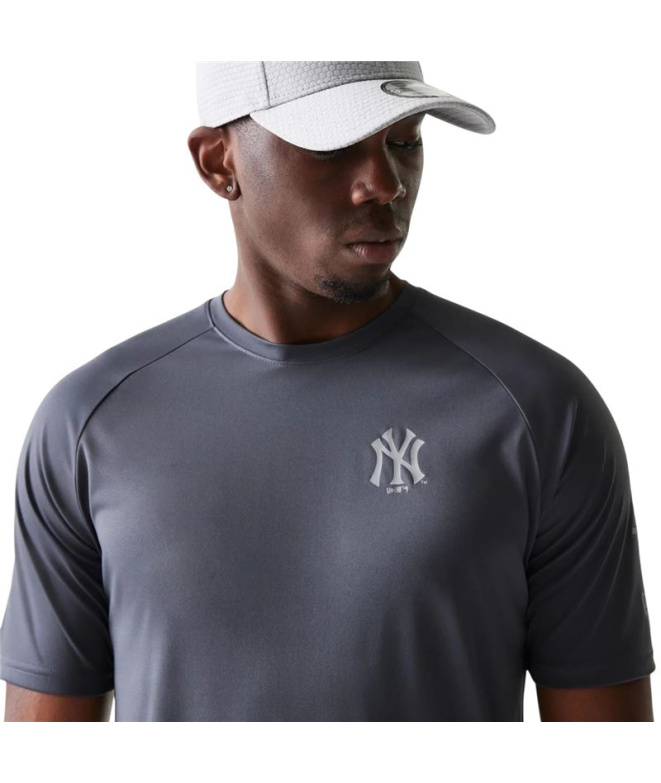 T-shirt New Era MLB New York Yankees Homme Gris...
