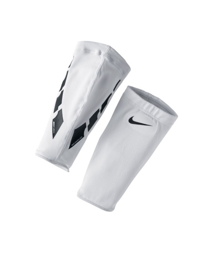 Mangas de Fútbol Nike Guard Lock Elite Soccer Sleeves Blanco