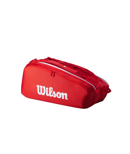 Raquetero de Tenis Wilson Super Tour Wilson Red 9Pk 2025...