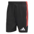 Pantalones de Fútbol adidas Tiro26L Tr Sho Hombre Negro/Rojo