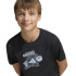 Camiseta adidas Camo Train Infantil Negro