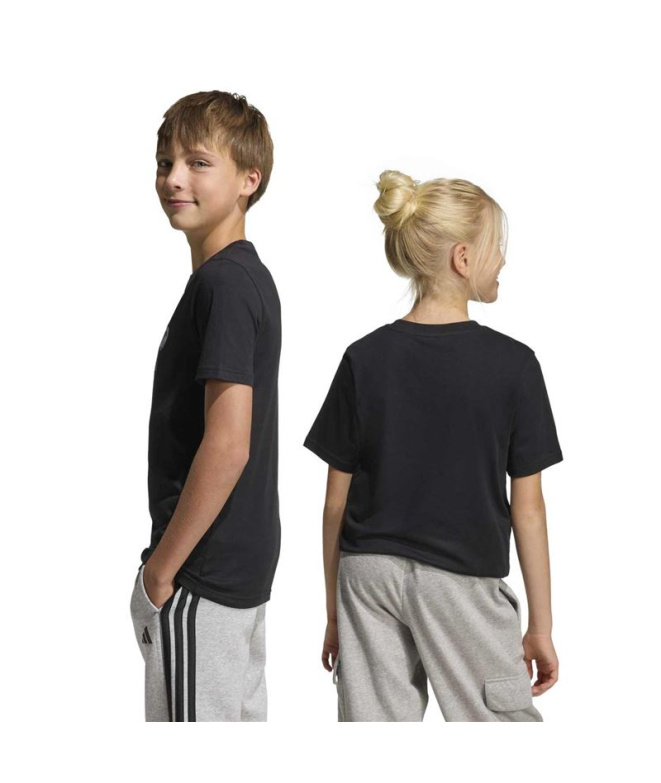 Camiseta adidas Camo Train Infantil Negro