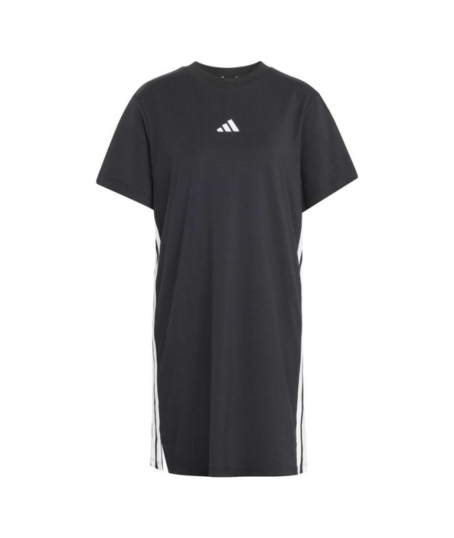Robe adidas 3 Bandes Dre Femme Noir/Blanc