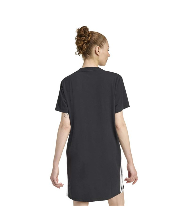 Robe adidas 3 Bandes Dre Femme Noir/Blanc