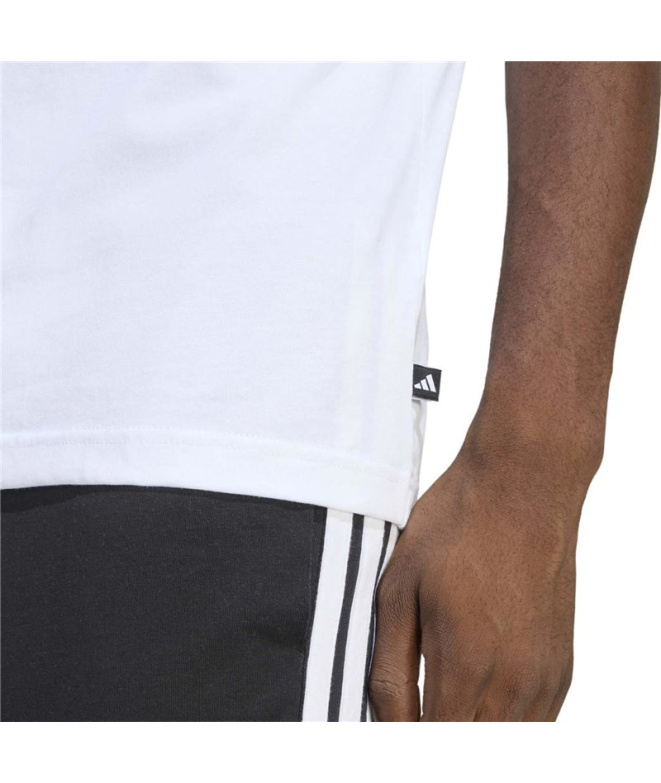 T-shirt adidas Camo Mod L Homme Blanc