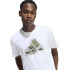 T-shirt adidas Camo Mod L Homme Blanc