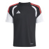Camiseta de Fútbol adidas Tiro26L Jsy Infantil Negro/Rojo