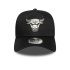 Boné New Era 9FORTY E-Frame Chicago Bulls NBA Preto Metálico