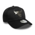 Boné New Era 9FORTY E-Frame Chicago Bulls NBA Preto Metálico