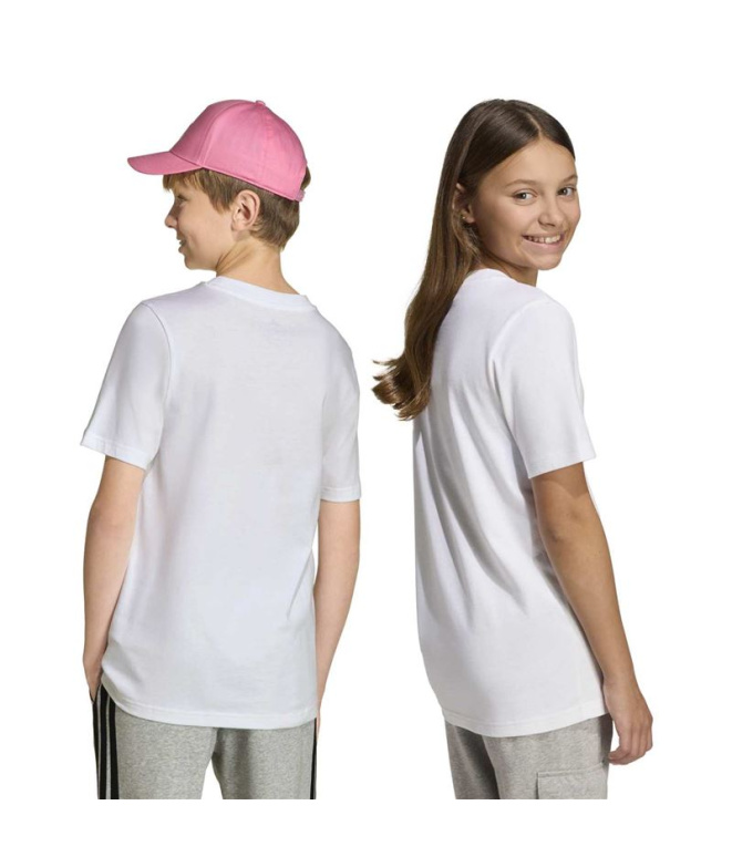 Camiseta adidas Food 2 Infantil Branco