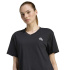 Camiseta adidas Slide Vneck Mulher Preto