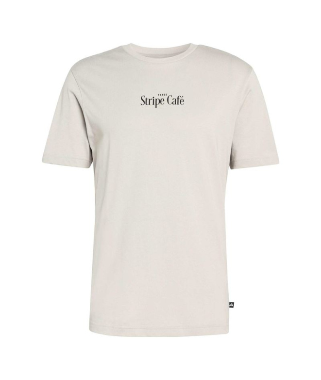 T-shirt adidas Boîte à donuts Homme Crème