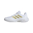 Sapatilhas de Tênis adidas Courtjam Control 3 Mulher Branco/Dourado/Branco
