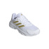 Chaussures de Tennis adidas Courtjam Control 3 Femme Blanc/Doré/Blanc