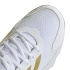 Sapatilhas de Tênis adidas Courtjam Control 3 Mulher Branco/Dourado/Branco