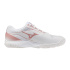 Chaussures de Volley-ball Mizuno Cyclone Speed 5 Femme blanc/rose/Lave