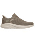 Zapatillas Skechers Slip-Ins Bob Squad Chaos - Solid Step Hombre Dark Taupe Knit