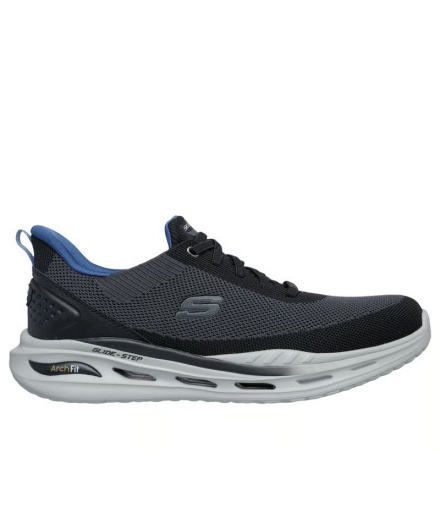 Sapatilhas Skechers Arch Fit Orvan - Kin Homem Preto Knit /
