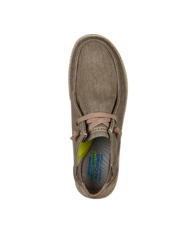 Sapatilhas Skechers Melson-Raymon Homem Lona Caqui