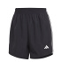 Calça de Fitness adidas 3 Bandas Short High R Mulher Preto/Branco