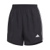 Pantalones de Fitness adidas 3 Bandas Short High R Mujer Negro/Blanco