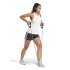 Pantalones de Fitness adidas 3 Bandas Short High R Mujer Negro/Blanco