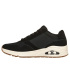Chaussures Skechers Uno-Vintage Air Homme Black Suede/ Mesh