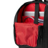 Sac de tennis de Tennis Wilson Clash V3 Backpack Noir/Infrared Noir/Rouge/