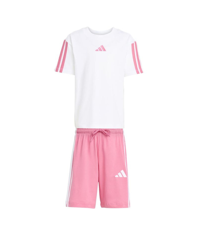 Conjunto adidas Lk 3 Bandas T-Set 160 Infantil...