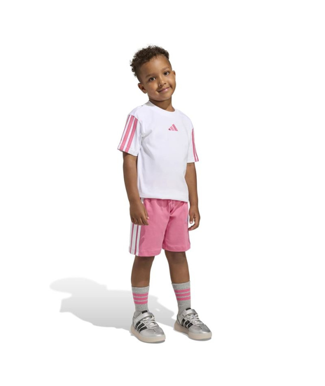 Conjunto adidas Lk 3 Bandas T-Set 160 Infantil...
