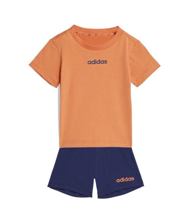 Conjunto adidas Linear T-Set 160 Infantil...