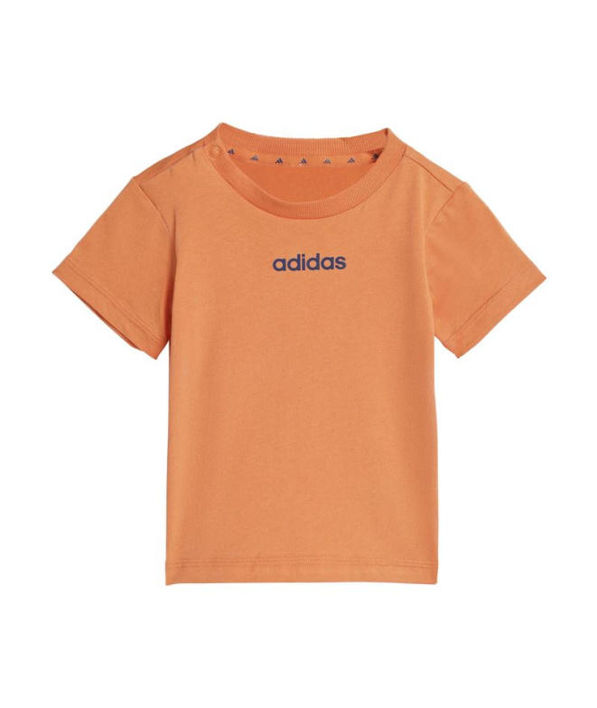 Conjunto adidas Linear T-Set 160 Infantil...
