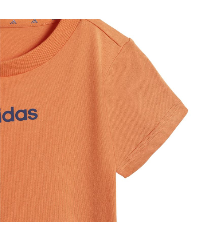 Conjunto adidas Linear T-Set 160 Infantil...