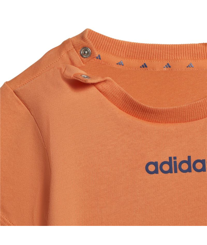 Conjunto adidas Linear T-Set 160 Infantil...