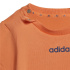 Conjunto adidas Linear T-Set 160 Infantil Naos/Azul Escuro/Azul Escuro