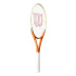 Raquete de Tênis Wilson Team 102 de Roland-Garros 2026 Branco/Laranja