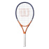Raquete de Tênis Wilson Raquete de tênis Elite para adultos Roland-Garros 2026 Azul Marinho/Laranja/Branco