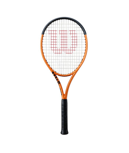 Raquette de Tennis Wilson Burn 100ULS V6. Orange/Noir
