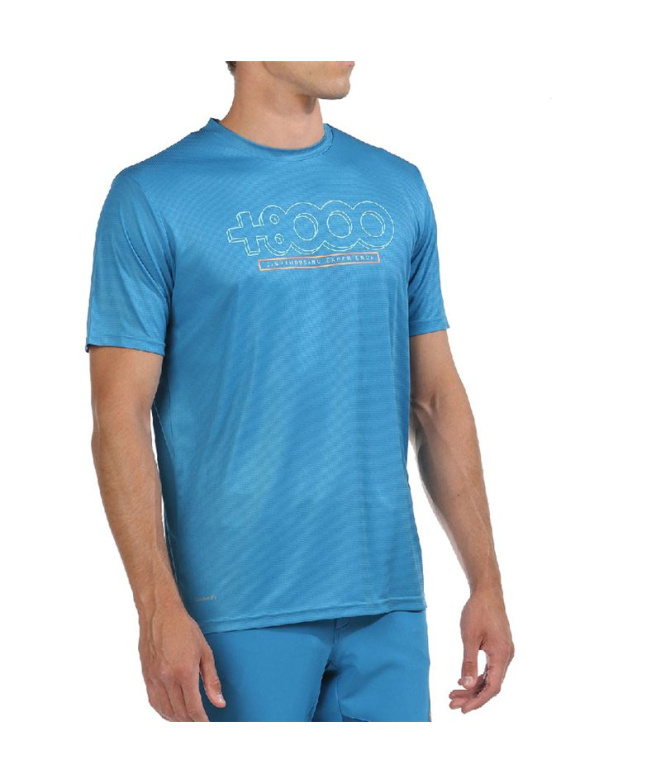T-shirt de montagne +8000 Didio M Bleu