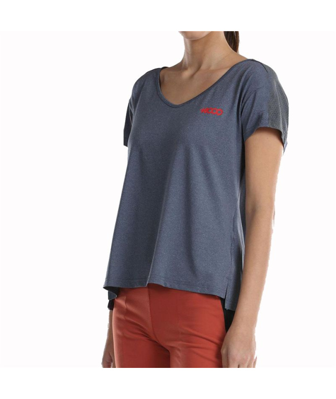 Camiseta de Montaña +8000 Novar Gris Volcano Mujer