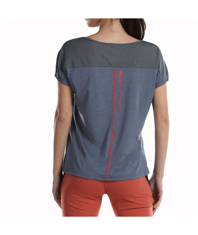 T-shirt de Montagne +8000 Novar Gris Volcano Femme