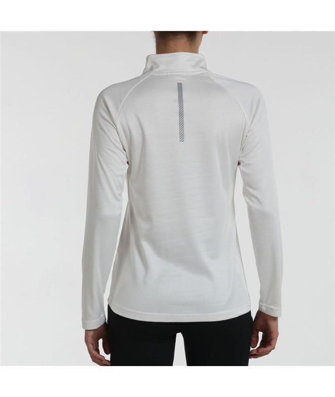 Camiseta de Montaña +8000 Pagoeta Marfil Mujer