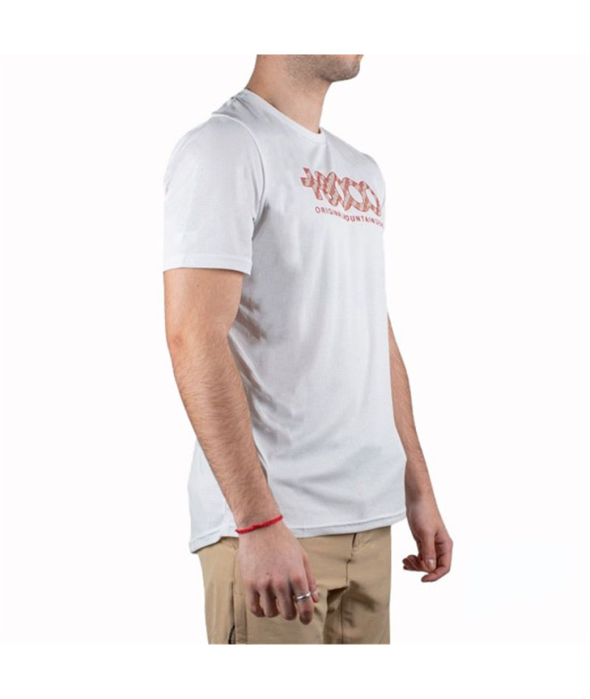 Camiseta de Montanha +8000 Usame Marfim Homem