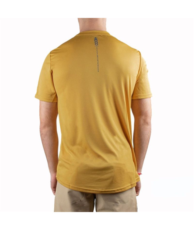 T-shirt de Montagne +8000 Usame Camel Homme