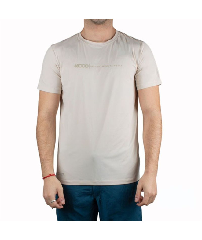 T-shirt de Montagne +8000 Uvero Beige Homme