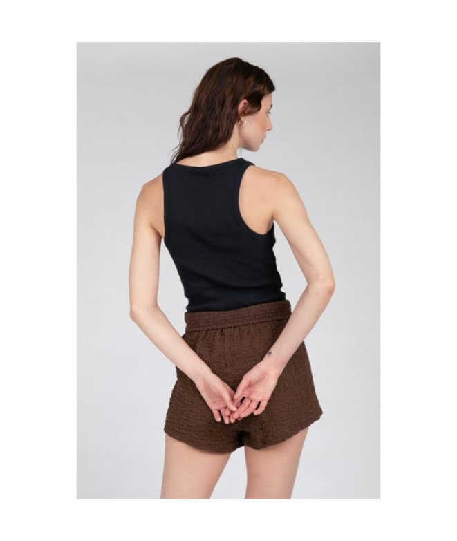 Camiseta Casual para Mulher Preto