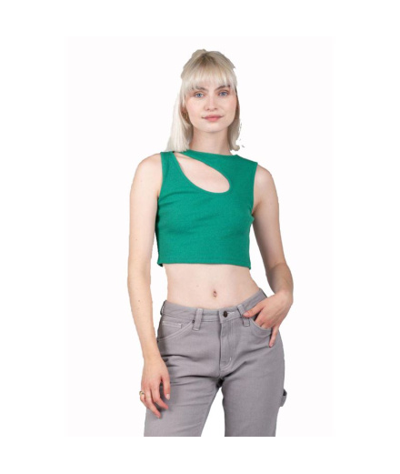 Camiseta Casual para Mujer Verde