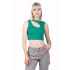 Camiseta Casual para Mulher Verde